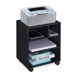 Caisson à Roulettes Noir -Meilleur Meubles Magasin ac771d7a7bcd413887397bef7a53307a