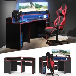 Bureau Ordinateur Kron Noir/rouge Set 5 10 Bureau Ordinateur Kron Noir/rouge Set 5 -Meilleur Meubles Magasin ae072751fe444287acf23ccd5c8c48b9