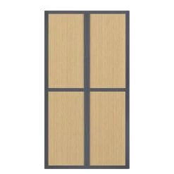 Armoire à Dossiers EasyOffice -Meilleur Meubles Magasin aktenschrank easyoffice anthrazit buche 204 cm 1751210