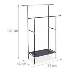 Portant à Vêtements Avec 2 Tringles -Meilleur Meubles Magasin b2f7deb72ff54b80ba9b8f8359b6cba8