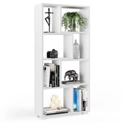 Etagère Domus Blanc & 8 Compartiments -Meilleur Meubles Magasin b4251692f68c40e4b89e44b3dca214c4