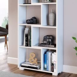 Etagère Domus Blanc & 8 Compartiments -Meilleur Meubles Magasin b8f909d7cbea4539b84bd0704e4c4269