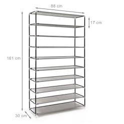 Meuble à Chaussures VALENTIN Tissu Beige -Meilleur Meubles Magasin c046e3903b7b4415bf1b2a7b6fb21c2b 1