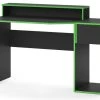 Bureau Ordinateur Kron Noir/vert Set 2