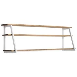 Étagère Polygonal Ascendant 120x35 Blanc