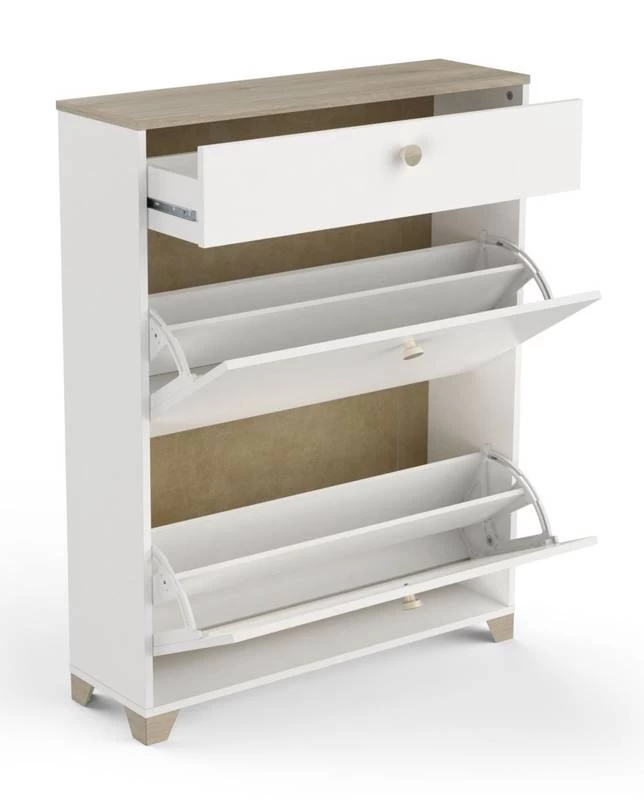 Meuble à Chaussures - L80,8 Cm 5 Meuble à Chaussures - L80,8 Cm – Image 3