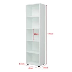 Bibliothèque Vara à 5 Niveaux -Meilleur Meubles Magasin c5694948571b45419255aa211b390622