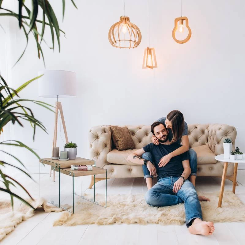 Set De 2 Table Gigogne Bois Pieds Verre 4 Set De 2 Table Gigogne Bois Pieds Verre – Image 2