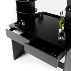 Coiffeuse Charlotte Noir, Banc & LED -Meilleur Meubles Magasin c894e3078c284497af1876f3f06d7cd3