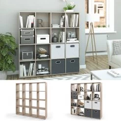 Etagère Karree Sonoma 16 Compartiments -Meilleur Meubles Magasin cb700f167b0048449c6355e150bea572