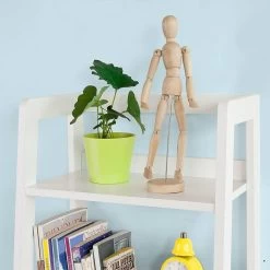 Bibliothèque Étagère Échelle FRG116-K-W -Meilleur Meubles Magasin cc258b52ad954976951ef7550e9a7766