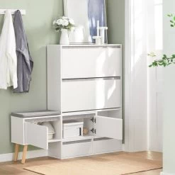 Meuble à Chaussures FSR134-W -Meilleur Meubles Magasin cf6ec69ebb3c40708add8a6f9d0d2c0a