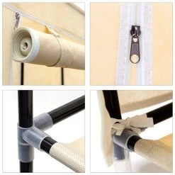 Meuble à Chaussures VALENTIN Tissu Beige -Meilleur Meubles Magasin d2d079c4ef094d358bf49cd9ac28a63d