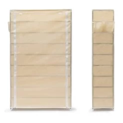 Meuble à Chaussures VALENTIN Tissu Beige -Meilleur Meubles Magasin d3e4eb211c14457985bdaa0157d75829 1