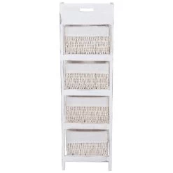 Étagère Goiana Style Shabby 4 Paniers -Meilleur Meubles Magasin d457f8fce73d4eebaaeceeca111eefc7