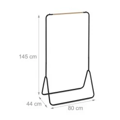 Portant à Vêtements Noir -Meilleur Meubles Magasin d838547f1502407bbc6ac38e355178cf