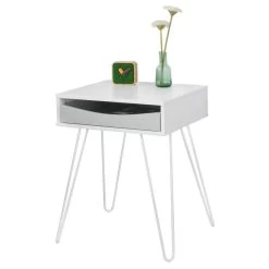 Table De Chevet Table D'Appoint FBT82-W