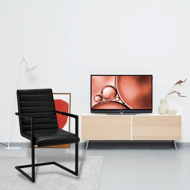 Chaises à Accoudoirs Fanny Noir Lot De 2 4 Chaises à Accoudoirs Fanny Noir Lot De 2 – Image 2