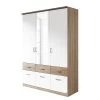 Armoire à Portes Battantes Bremen-Extra -Meilleur Meubles Magasin drehtueren kombischrank bremen extra alpinweiss eiche sonoma dekor 334295
