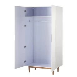 Armoire à Portes Battantes LINDHOLM -Meilleur Meubles Magasin drehtuerenschrank lindholm mattweiss 103 cm 2 tuerig 4591700