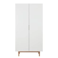 Armoire à Portes Battantes LINDHOLM -Meilleur Meubles Magasin drehtuerenschrank lindholm mattweiss 103 cm 2 tuerig 4591708