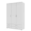 Armoire à Portes Pivotantes Rasant I -Meilleur Meubles Magasin drehtuerenschrank rasant i alpinweiss 127 cm 3 tuerig ohne spiegeltuer en 2654370