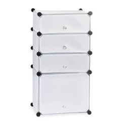 Meuble à Chaussures Avec 4 Casiers