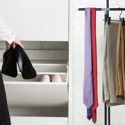 Portant à Vêtements Avec 2 Tringles -Meilleur Meubles Magasin e94a7de70f3e47cbb9a717e684059f03