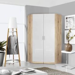 Armoire D'angle Celle -Meilleur Meubles Magasin eckschrank celle eiche sonoma dekor hochglanz weiss 2110102