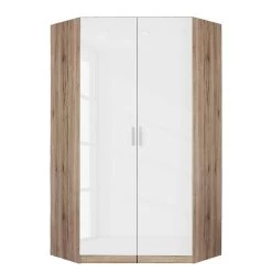 Armoire D'angle Celle -Meilleur Meubles Magasin eckschrank celle hochglanz weiss eiche sanremo hell dekor 2110082