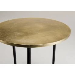 Table D'appoint Ronde Aluminium Doré D51 -Meilleur Meubles Magasin f5ccce8764d145e0a6f9609ab9628c94
