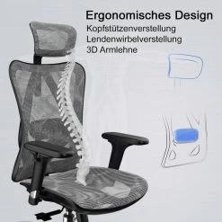 Chaise De Bureau SIHOO-J87 -Meilleur Meubles Magasin f616e35b7558484caf3cb1a01d53da7a