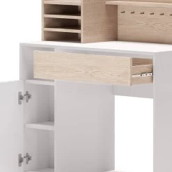 Bureau Blanc/sonoma -Meilleur Meubles Magasin f6a6a5f4ad3f498bb8b438a6279233d3
