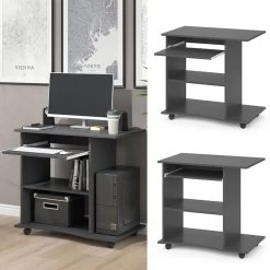 Bureau Ordinateur Harm Anthracite -Meilleur Meubles Magasin f7698db9e84744dea2a88649385659fa