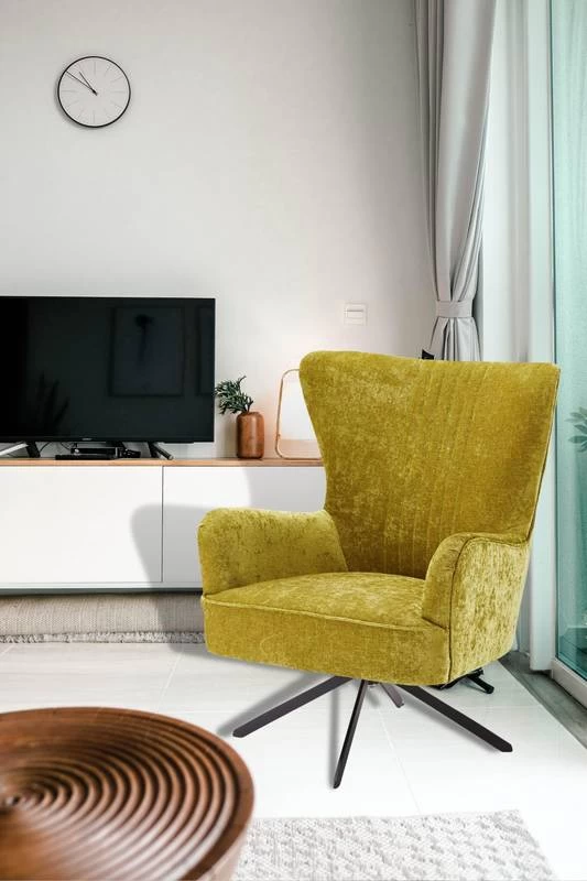 Fauteuil Bob Jaune 4 Fauteuil Bob Jaune – Image 2