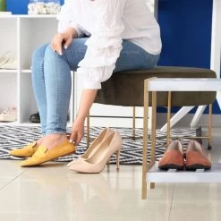 Étagère à Chaussures 2 Niveaux -Meilleur Meubles Magasin fccaa9ed91f04768aa82ff46dd137c56