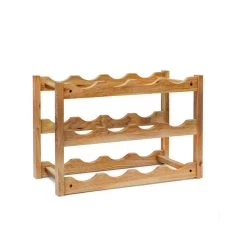 Casier à Bouteilles Bois De Noyer -Meilleur Meubles Magasin fdaf9db40db344f2a2941f81a36a7265