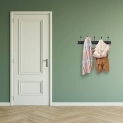 Portemanteau Mural à 5 Crochets Noir -Meilleur Meubles Magasin ff242d9cc7074a4d853faf8797c5831e