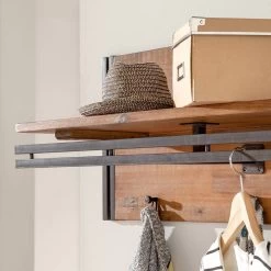 Panneau Porte-manteaux Manchester -Meilleur Meubles Magasin garderobenset manchester 5 teilig akazie massiv metall 4872532