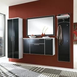 Meuble à Chaussures Mural Alavere II -Meilleur Meubles Magasin haengeschrank alavere anthrazit weiss 3758256