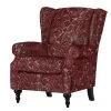 Fauteuil à Oreilles Ajana -Meilleur Meubles Magasin ohrensessel ajana strukturstoff rot 4697908