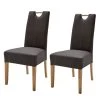 Chaises Rembourrées Alessia (lot De 2) 1 Chaises Rembourrées Alessia (lot De 2) -Meilleur Meubles Magasin polsterstuhl alessia 2er set braun eiche 4283352