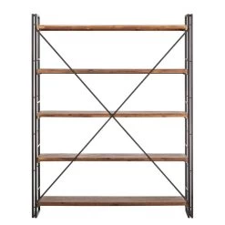 Étagère MANCHESTER 4 Rangements 150 Cm -Meilleur Meubles Magasin regal manchester ii akazie massiv metall 4873120
