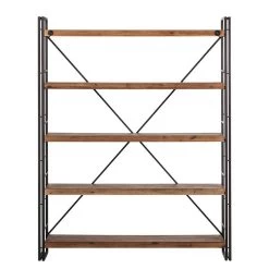 Étagère MANCHESTER 4 Rangements 150 Cm -Meilleur Meubles Magasin regal manchester ii akazie massiv metall 4873124