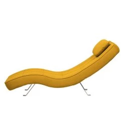 Fauteuil De Relaxation Long Island Tissu -Meilleur Meubles Magasin relaxliege long island webstoff stoff zahira senfgelb 3940960