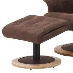 Fauteuil De Relaxation Tornos -Meilleur Meubles Magasin relaxsessel tornos mit hocker microfaser braun 3744328