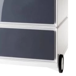 Caisson à Roulettes EasyBox II -Meilleur Meubles Magasin rollcontainer easybox ii weiss anthrazit 1595602