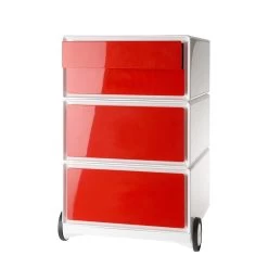 Caisson à Roulettes EasyBox II -Meilleur Meubles Magasin rollcontainer easybox ii weiss rot 1595682
