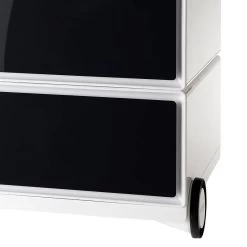 Caisson à Roulettes EasyBox II -Meilleur Meubles Magasin rollcontainer easybox ii weiss schwarz 1595578