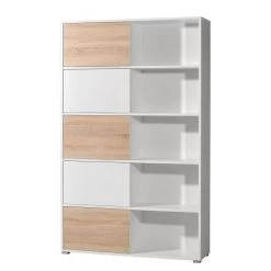 Étagère Avec Porte Coulissante Mingle I -Meilleur Meubles Magasin schiebetuerenregal mingle i weiss eiche sonoma dekor 5029096